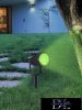 UNIVERSO Garden spotlight 5w 290lm green light IP65 black 285x78mm
