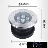 UNIVERSO LED step light 7w 850lm 6500k 30° IP67 steel Ø146-Ø128x92mm