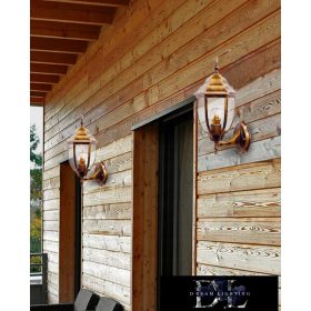   UNIVERSO Outdoor wall lamp 1xE27 Max.60W IP55 bronze D190x365mm