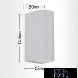 UNIVERSO wall lamp 2×GU10 IP65 68×80×150mm white