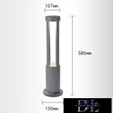 UNIVERSO garden lamp COB LED 12w 600lm 4000k IP65 ∅107/∅150×585mm gray