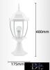 UNIVERSO Outdoor garden lamp 1xE27 Max.60W IP55 white D175x480mm