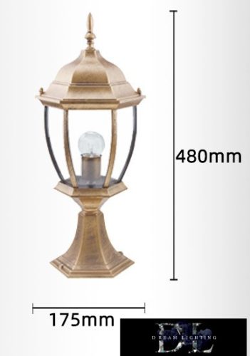 UNIVERSO Outdoor garden lamp 1xE27 Max.60W IP55 bronze D175x480mm