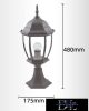 UNIVERSO Outdoor garden lamp 1xE27 Max.60W IP55 gray D175x480mm