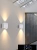 UNIVERSO wall lamp LED 12w 1000lm 3000k IP55 100×100×100mm white