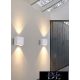 UNIVERSO wall lamp LED 12w 1000lm 3000k IP55 100×100×100mm white