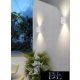 UNIVERSO wall lamp LED 12w 1000lm 4000k IP55 100×100×100mm white