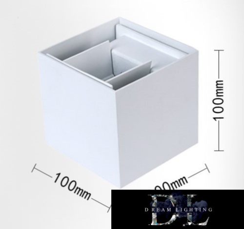 UNIVERSO wall lamp LED 12w 1000lm 4000k IP55 100×100×100mm white