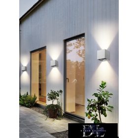   UNIVERSO wall lamp LED 12w 1000lm 4000k IP55 100×100×100mm gray