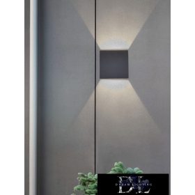   UNIVERSO wall lamp LED 12w 1000lm 6500k IP55 100×100×100mm black