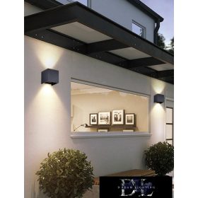   UNIVERSO wall lamp LED 12w 1000lm 4000k IP55 100×100×100mm black