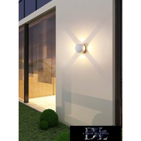   UNIVERSO wall lamp LED 10w 1200lm 3000k IP65 ∅105×75mm white