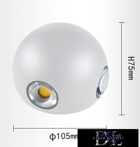 UNIVERSO wall lamp LED 10w 1200lm 3000k IP65 ∅105×75mm white