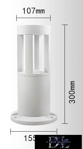 UNIVERSO garden lamp COB LED 12w 600lm 4000k IP65 ∅94/∅105×300mm white