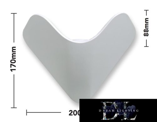 UNIVERSO wall lamp LED 12w 1000lm 4000k IP65 200×170×88mm white