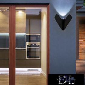   UNIVERSO wall lamp LED 12w 1000lm 6500k IP65 200×170×88mm black