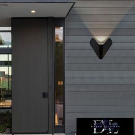   UNIVERSO wall lamp LED 12w 1000lm 4000k IP65 200×170×88mm black