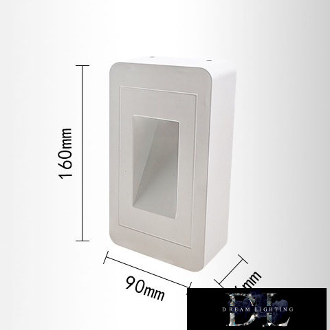 UNIVERSO LED base lamp 12w 1000lm 3000k 120° IP65 white 160x90x36mm