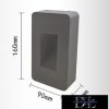 UNIVERSO Pedestal LED luminaire 12w 1000lm 4000k 120° IP65 gray 160x90x36mm