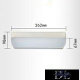 UNIVERSO Outdoor wall lamp 12w 1200lm 3000k 180° IP65 262×67×98mm white