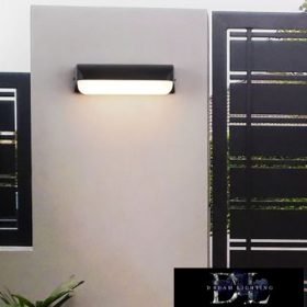   UNIVERSO Outdoor wall lamp 12w 1200lm 4000k 180° IP65 262×67×98mm black