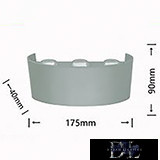 UNIVERSO wall lamp LED 6*3w 1650lm 3000k IP65 175×90×40mm gray