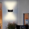 UNIVERSO wall lamp LED 6*3w 1650lm 4000k IP65 175×90×40mm black