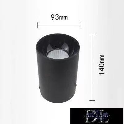 UNIVERSO spotlight 20w 1600lm 4000k ∅93×140mm black