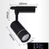 UNIVERSO Single-phase track lamp 30w 2700lm 4000k Ra≥90 30° black