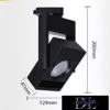 UNIVERSO Single-phase track lamp 30w 2700lm 6500k Ra≥90 24° black