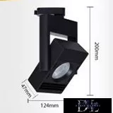 UNIVERSO Single-phase track lamp 30w 2700lm 6500k Ra≥90 24° black