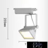 UNIVERSO Single-phase track lamp 30w 2700lm 3000k Ra≥90 90° white