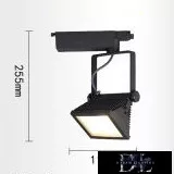 UNIVERSO Single-phase track lamp 30w 2700lm 3000k Ra≥90 90° black