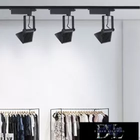   UNIVERSO Single-phase track lamp 30w 2700lm 6500k Ra≥90 90° black
