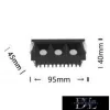 UNIVERSO recessed spot lamp 6W 480lm 3000k 34° IP20 95mm black