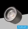 UNIVERSO LED spotlight can replace GU10 7w 540lm 6500k RA90 27° IP20 Black D50x56mm