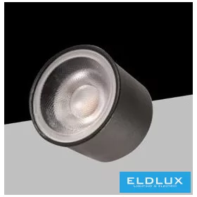   UNIVERSO LED spotlight can replace GU10 7w 540lm 6500k RA90 27° IP20 Black D50x56mm