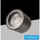 UNIVERSO LED spotlight can replace GU10 7w 540lm 6500k RA90 27° IP20 Black D50x56mm