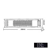 UNIVERSO Slim metal housing power supply DC:24V 200W 8.3A IP20