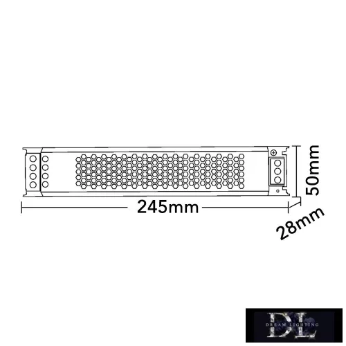 UNIVERSO Slim metal housing power supply DC:24V 300W 8.3A IP20