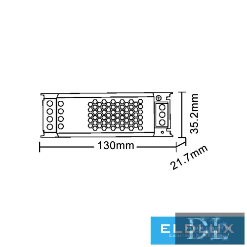UNIVERSO Slim metal housing power supply DC:24V 60W 2.5A IP20