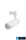 UNIVERSO Single-phase rail lamp 15w 1270lm CCT.kap 38°  IP20 White D74x238mm