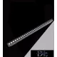 UNIVERSO Magnetic track-mounted spotlight DC:48V 24W 2160LM 3000K RA90 IP20 600x45x24mm Black