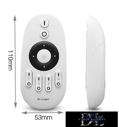 MIBOXER RF 2.4G SIMA/CCT LED Strip Remote Control 4 Zones