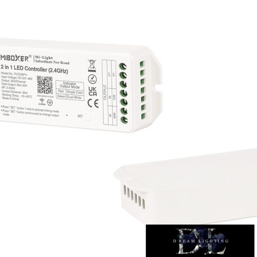 MIBOXER 2in1 RF 2.4G SIMA/CCT LED Strip Controller DC:12-48V Max:20A