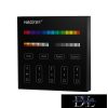 MIBOXER RF 2.4G RGB+CCT LED Strip Wall Remote Control 4 Zones Black