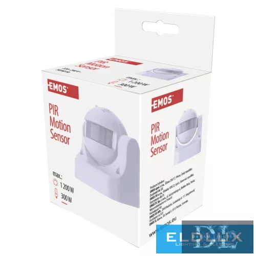 EMOS motion sensor PIR 1200W IP44 white
