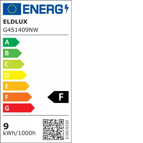ELDLUX LED bulb G45 E14 9w 900lm 4000K