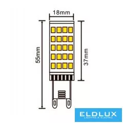 UNIVERSO LED izzó G9 64D 5W 550lm 3000K