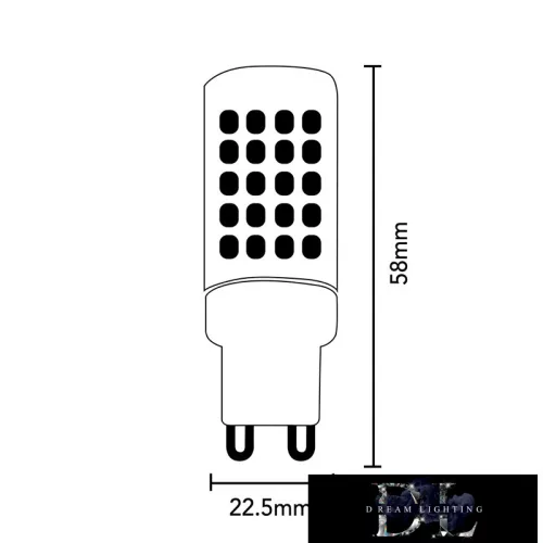 UNIVERSO LED bulb G9 86D 7W 700lm 3000K